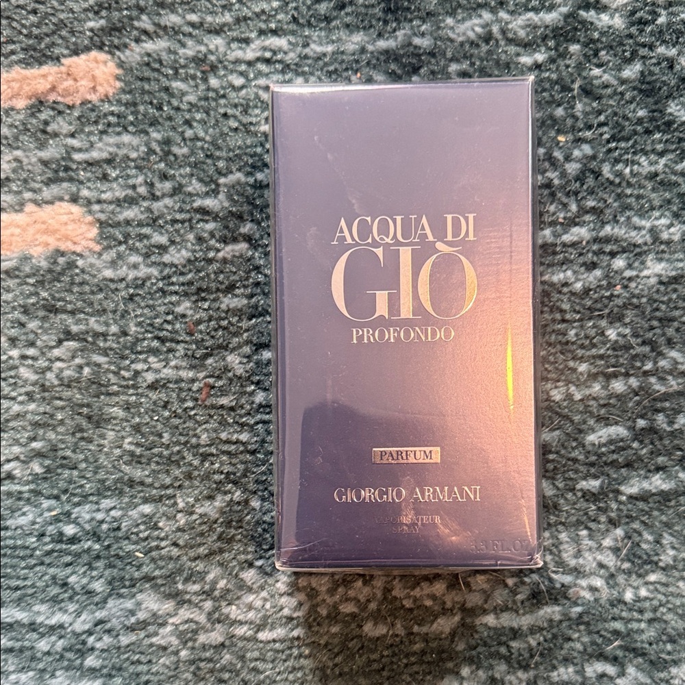 Giorgio Armani Acqua di Giò Profondo Parfum in Blue and Gold